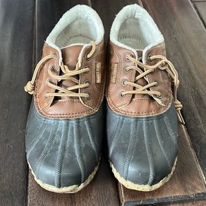 J sport weatherproof duck boots size 10